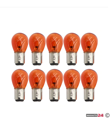 Крушки Maxxx Light - 12V PY21W Оранжеви 10бр в кутия