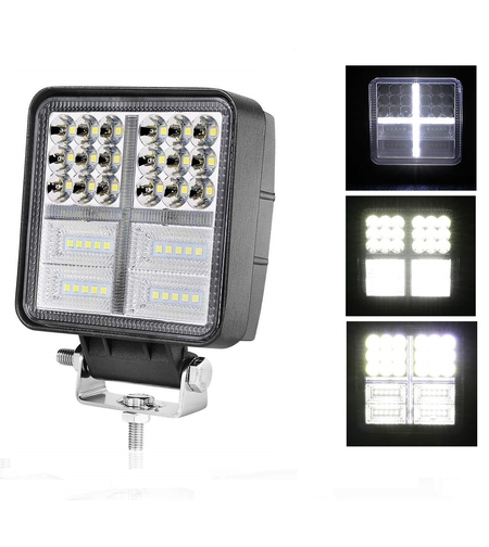 Мощен 162W LED 54 ЛЕД Диоден Фар Работна Лампа Прожектор Задна Светлина 12V 24V