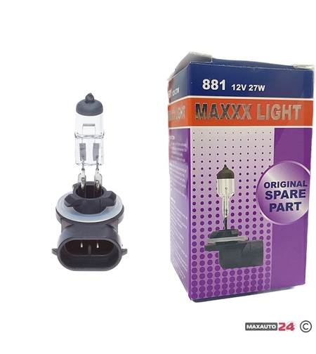 Крушка Maxxx Light - H27W/2 (881) 27W 12V