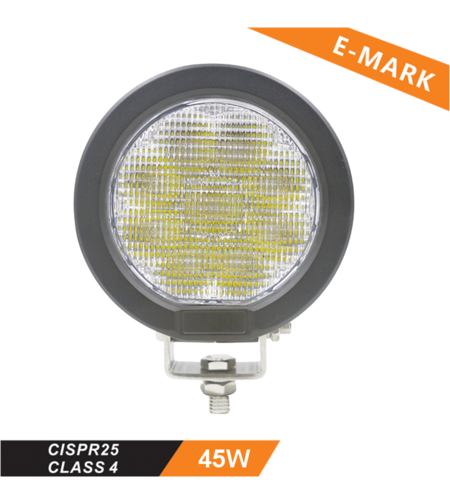 ЛЕД Диоден Халоген LED Фар - 3825lm 12,6cm 45W PRO - Трактор, Комбайн - John Deere OEM RE19079 AR85260 RE12718