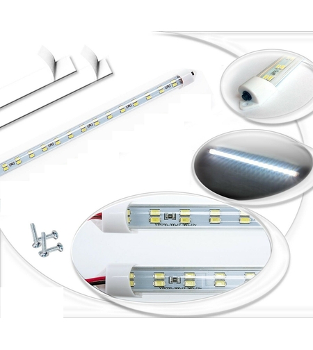 1 брой Лед Интериорна Диодна Лампа, Тръба, 32см 36 LED, Бяла Светлина, 12V, 2.25W , За Автомобил, Бус, Ван, За Дома или Офиса