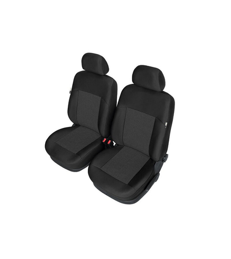 Комплект 1+1 Тапицерия Kegel за две единични предни седалки на Ford Focus 2003-2014 Mk2 Mk3 Черна Текстил