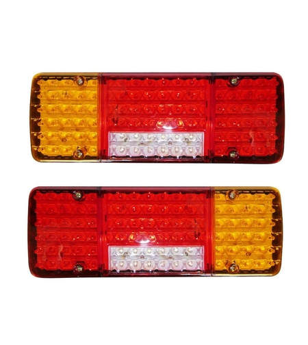 Комплект LED стопове мигач задна светлина 12V за камион бус ТИР, ремарке