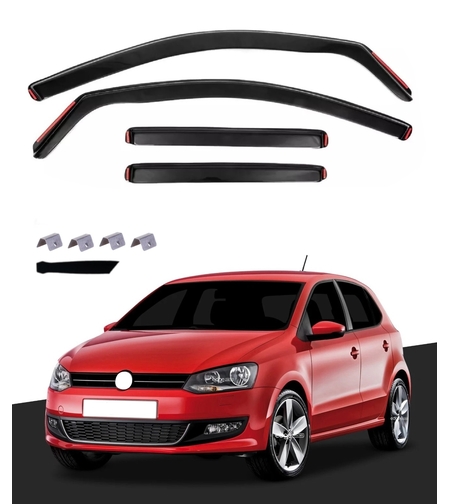 Комплект от 4бр. ветробрани за VW Polo MK5 - 5 врати хечбек - 2009-2017