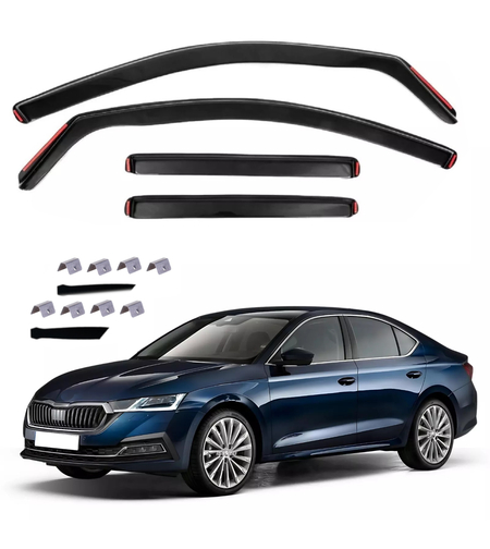Комплект от 4бр. ветробрани за SKODA OCTAVIA 4 - седан - 2020+