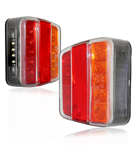 Комплект LED Диодни Стопове 12V 24V Волта бус камион ТИР ремарке