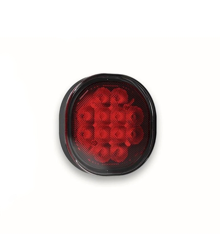 Задна Светлина за Мъгла, Червена, С Конектор 2 Пина, 12V-24V, E-Mark