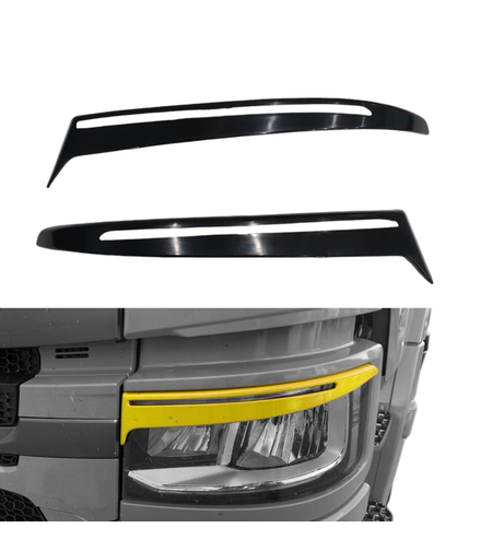 Висококачествени LED Вежди за Фарове Scania R/S 2017 + Тунинг Гъвкави Пластмасови