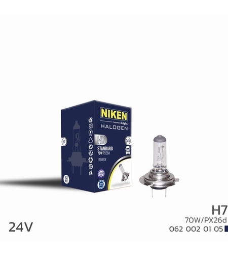 Kрушкa NIKEN - H7 70W 24V