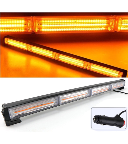 59 Cm Сигнална Аварийна Блиц Маяк Led Бар Лампа Пътна Помощ Платформа 12V 24V