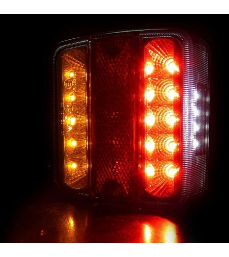 1 брой LED ЛЕД Диоден Стоп Задна светлина 12V 24V за бус камион ТИР ремарке каравана