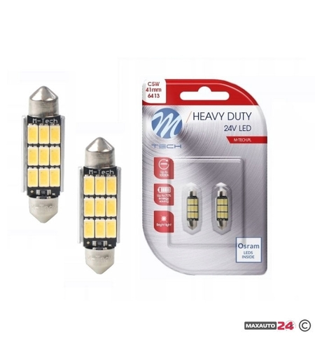 Диодни Крушки 24V Канбъс - LB9816W 41мм
