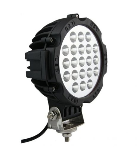 21 LED 63W МОЩЕН ДИОДЕН ФАР, ХАЛОГЕН ЗА ДЖИП ATV 4Х4 ОФРОУД - НАСОЧЕНА СВЕТЛИНА