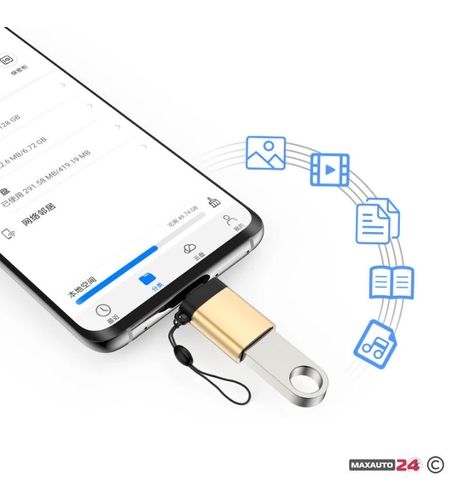 Адаптор за зарядно USB TYPE-C 1076
