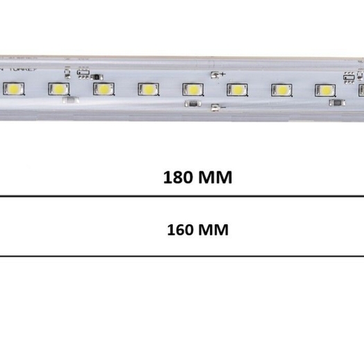ЛЕД LED Бял Диоден Маркер Габарит Токос със 12 светодиода за камион ремарке бус ван каравана платформа 12V-24V