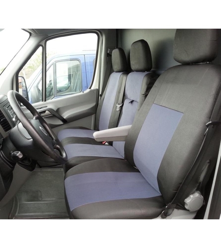 2+1 Калъфи тапицерия за предни седалки за Мерцедес Спринтер W906 2006+ Mercedes Sprinter, Фолксваген Крафтер Volkswagen Crafter TAP116