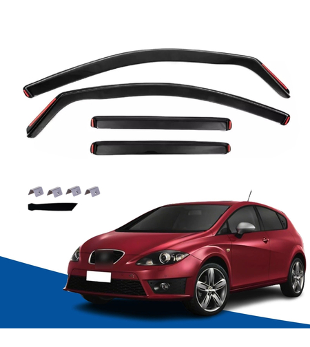 Комплект от 4бр. ветробрани за Seat Leon (1P MK2) - 2005-2012