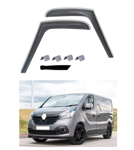 Комплект от 2бр. ветробрани за Renault Рено TRAFIC X82, Opel Опел VIVARO X82, Fiat Фиат TALENTO, Nissan Нисан NV300