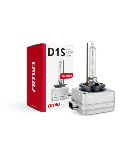 Ксенонова крушка HID D1S 35W 4300K 12V Amio Premium