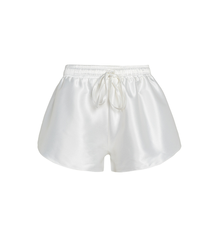 Pearlescent Tenderness - Satin Shorts