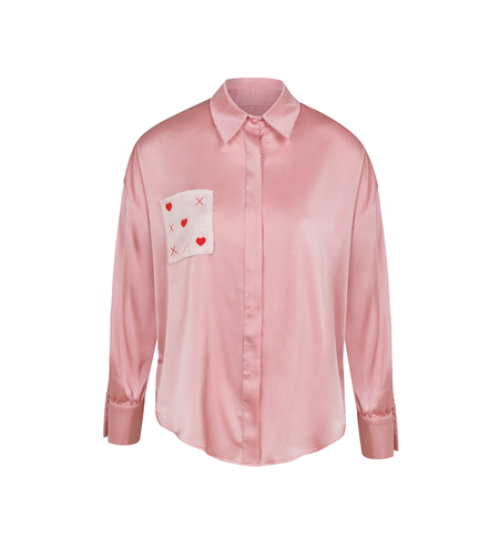 Maison de l’Amour Blush - Satin Shirt