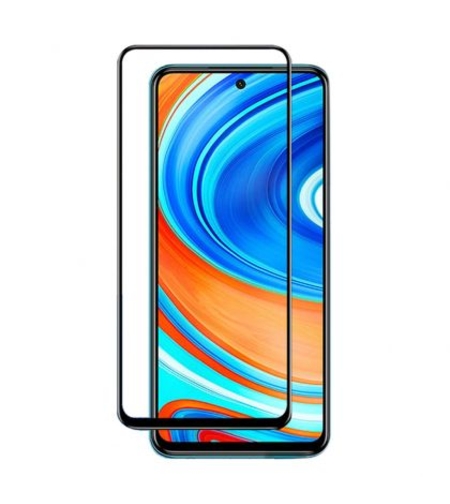 5D Стъклен протектор Hard Glass Full Glue Cover за Xiaomi Redmi Note 10 4G/Note 10S, Черен