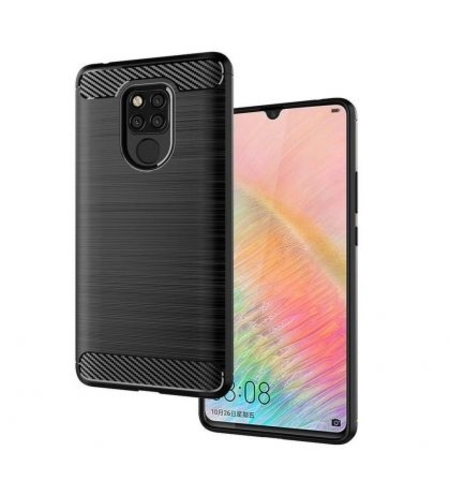 Anti Shock гръб Carbon за Huawei Mate 20, Черен