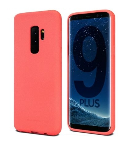 Луксозен гръб Mercury Goospery Soft Feeling за Samsung Galaxy S9 Plus, Розов