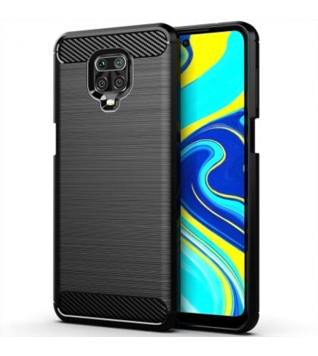 Anti Shock гръб Carbon за Xiaomi Redmi Note 9S/Note 9 Pro/Note 9 Pro MAX, Черен