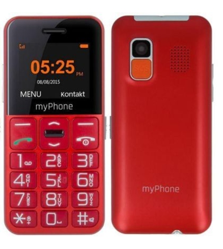 Мобилен телефон MyPhone Halo Easy, Червен