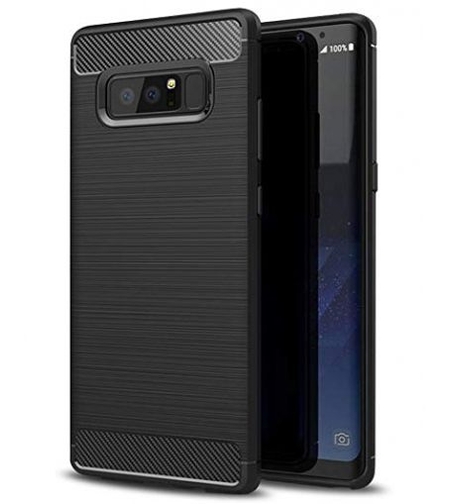 Anti Shock гръб Carbon за Samsung G955 Galaxy S8 Plus, Черен