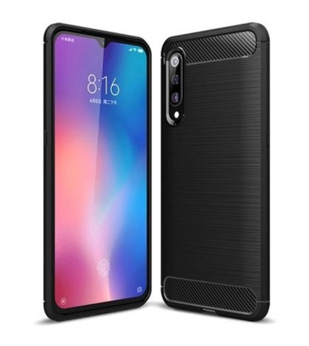 Anti Shock гръб Carbon за Xiaomi MI 9, Черен