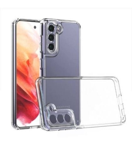 Силиконов кейс Armor Anti Shock за Samsung Galaxy S21 FE, Защита около камерите, Прозрачен