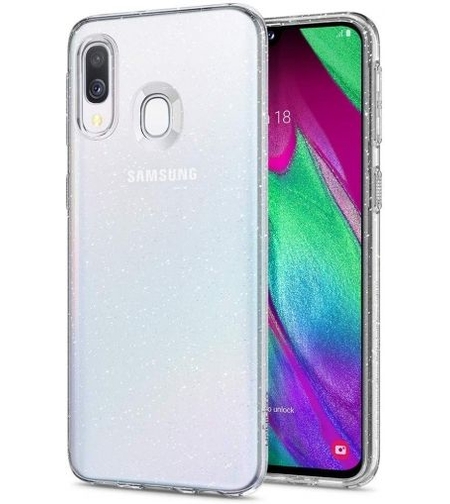 Силиконов гръб Lily Crystal Glitter за Samsung A405 Galaxy A40, Прозрачен