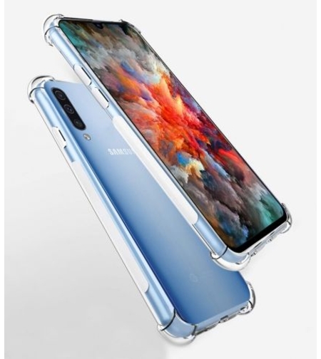 Anti Shock силиконов гръб за Samsung A705 Galaxy A70, Прозрачен