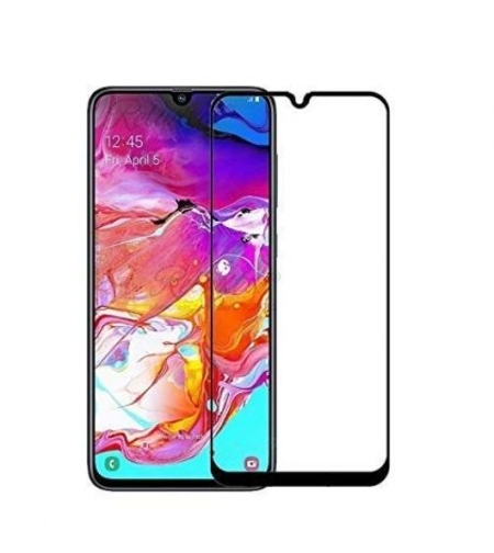 6D стъклен протектор Full Glue Cover, за Samsung Galaxy A70, Черен