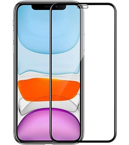 5D Стъклен протектор, Premium Class Full Glue Cover, за IPhone 11 Pro MAX , Черен