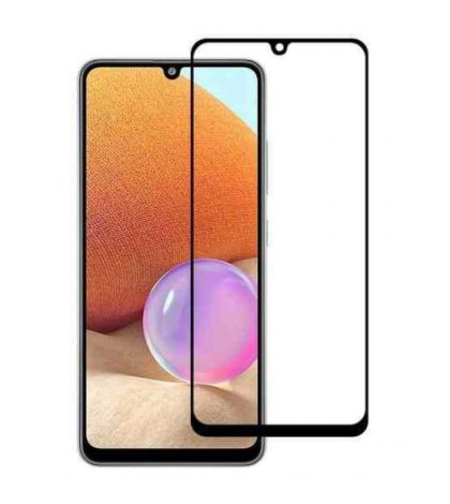 5D Стъклен протектор Hard Glass, Full Glue Cover, за Samsung Galaxy A22 4G, Черен