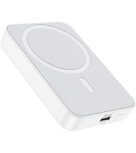 Преносима батерия Borofone, BJ25Plus 10000mAh, Magnetic, Бързо зареждане PD20W, Бяла