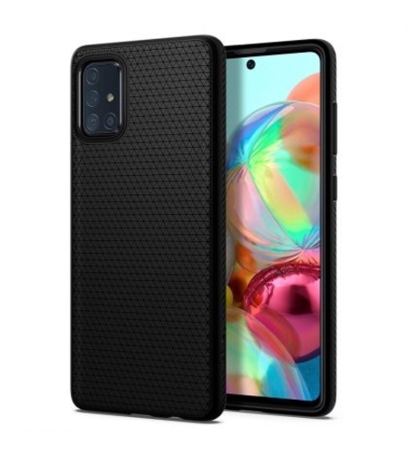 Кейс Spigen, Liquid Air, за Samsung A715 Galaxy A71, Черен Matt