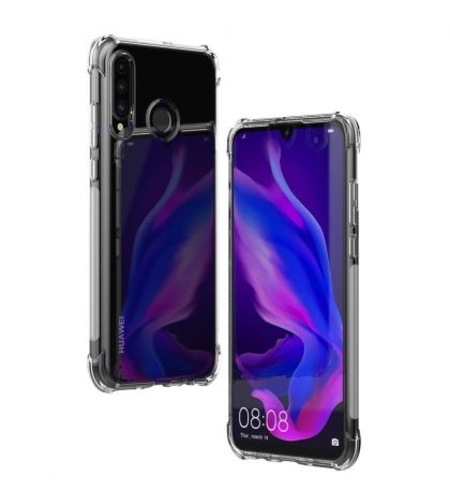 Anti Shock силиконов гръб за Huawei P30 Lite, Прозрачен