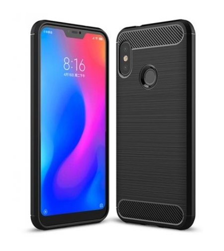 Anti Shock гръб Carbon за Xiaomi MI A2 Lite/Redmi 6 Pro, Черен