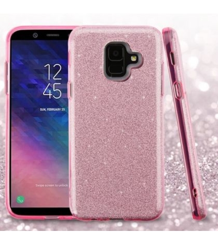 Силиконов гръб Emily Shining за Samsung J600 Galaxy J6 2018, Розов