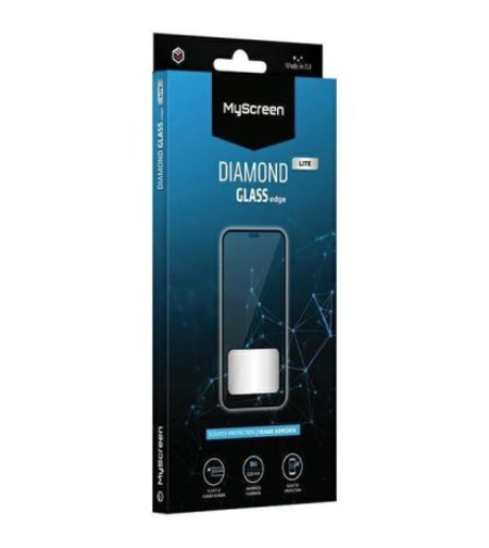 Стъклен протектор MyScreen, за Xiaomi Redmi 15, Lite Diamond Glass Edge Full Glue Cover, Черен