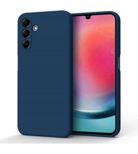 Кейс Silicone Lite за Samsung Galaxy A26 5G, Защита около камерата, Син