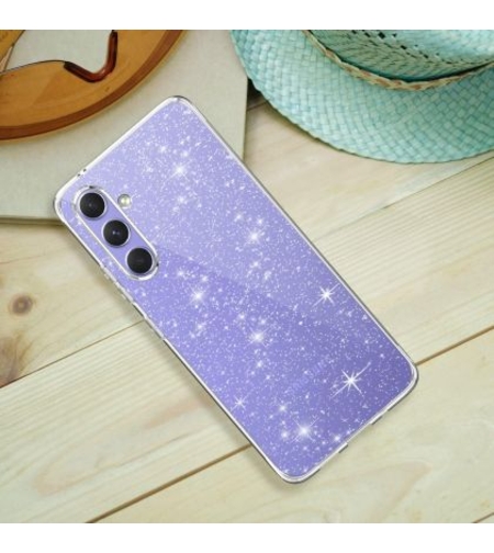 Силиконов блестящ гръб Lily Crystal Glitter за Samsung Galaxy A54 5G Прозрачен