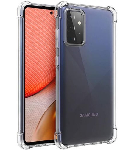 Anti Shock силиконов гръб за Samsung Galaxy A72 4G/5G, Прозрачен