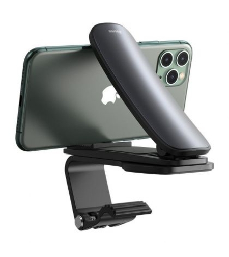 Стойка за автомобил Baseus Big Mouth Pro Car Holder Clip on dashboard (SUDZ-A01), Черна
