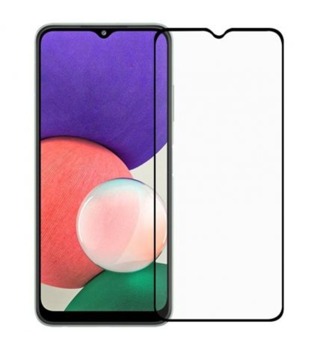 6D Стъклен протектор Full Glue Cover, за Samsung Galaxy A22 5G, Черен