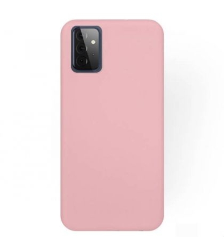 Силиконов матиран гръб SoftSolid за Samsung A725/А726 Galaxy A72 4G/5G, Бледо розов